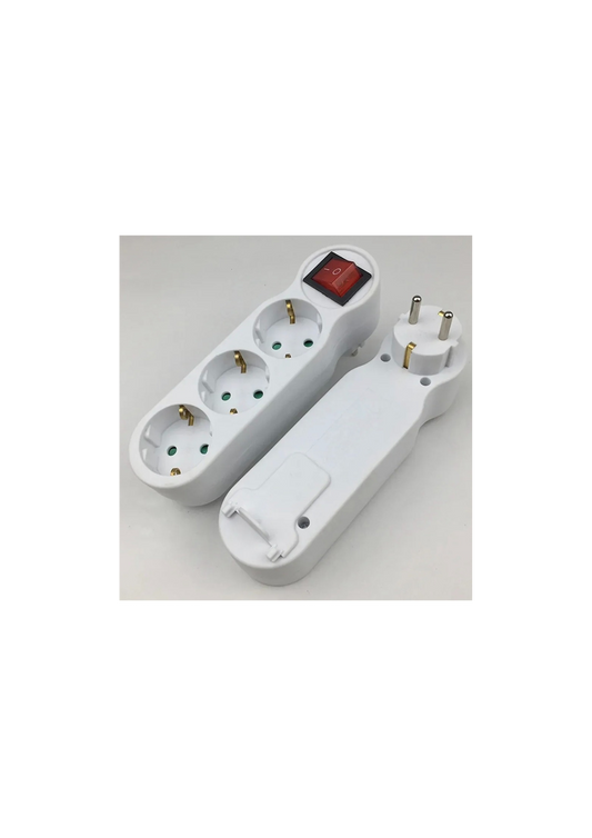 3-Fach Steckdosenadapter